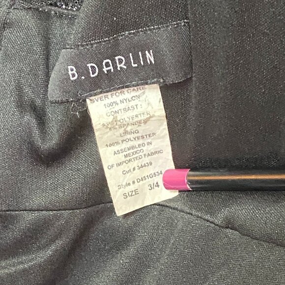 B Darlin Sequin High Neck Halter Open Back Ruffle Hem Mini Dress Black - Picture 13 of 15